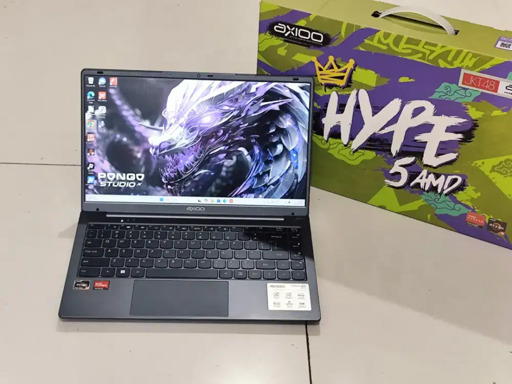 LIKE NEW AXIOO HYPE 5 AMD X5-2 RYZEN 5-74300U RAM 8/256 GB