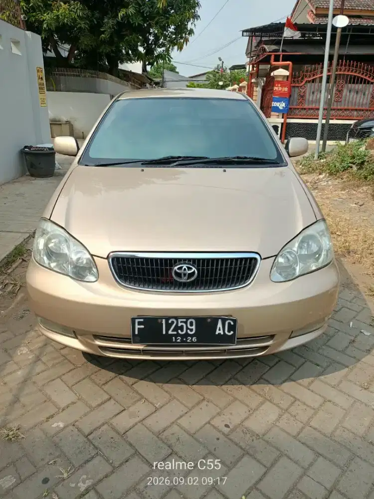Toyota Corolla Altis 1.8 G Manual Thn 2001
