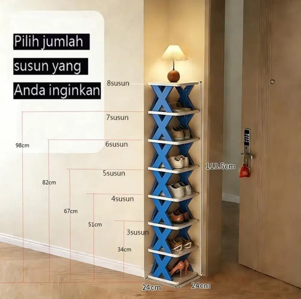 Rak sepatu plastik ex kado