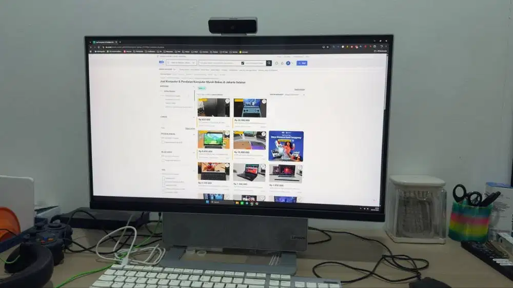 Komputer Gaming PC Lenovo Yoga AIO 7 AMD Ryzen 5800H + AMD RX6600M
