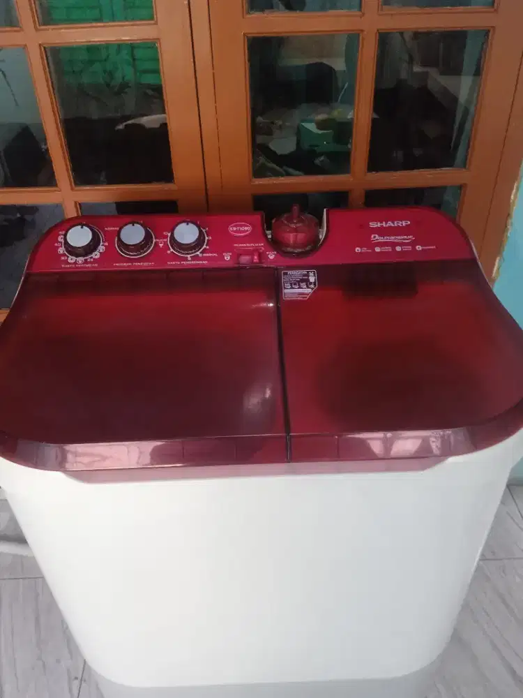 Mesin Cuci Sharp 2 Tabung ukuran 8Kg
