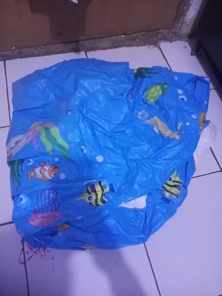 Bak kolam renang+pelampung
