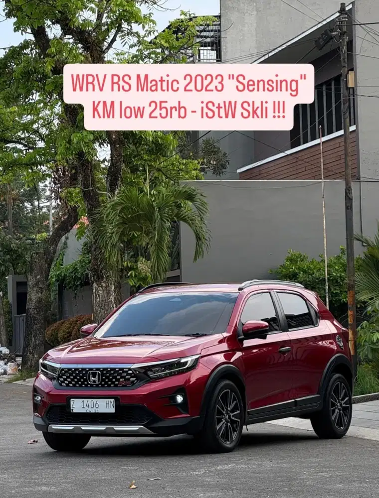 KM low Sensing - WRV RS Matic 2023 pk an 2024 KM low murah