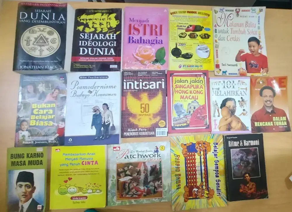 Paket Borongan Buku Preloved Berkualitas