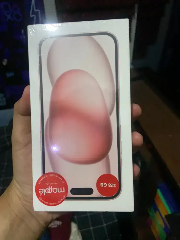 Iphone 15 128 gb pink segel