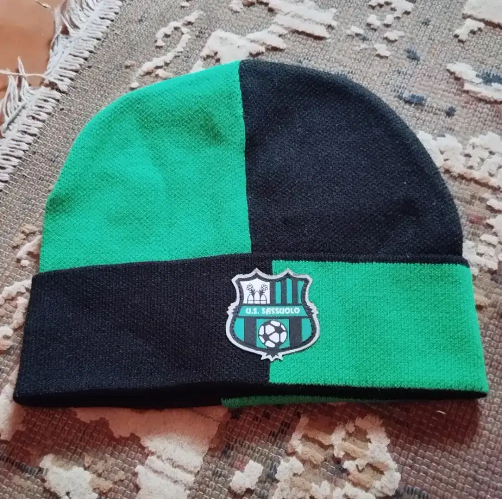 TOPI BEANIE SASSUOLO BARU, BAGUS & OFFICIAL LICENSED