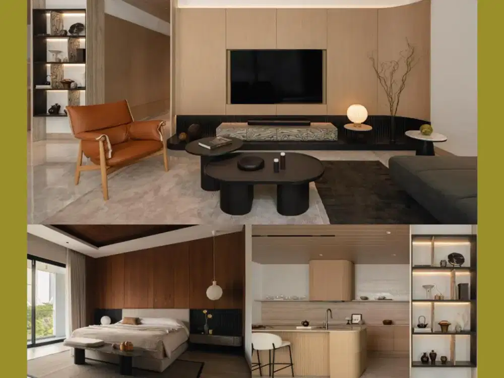 Dijual Rumah Golf Island Pik 12X20 Furnished 3 Lantai 4+1 Kamar