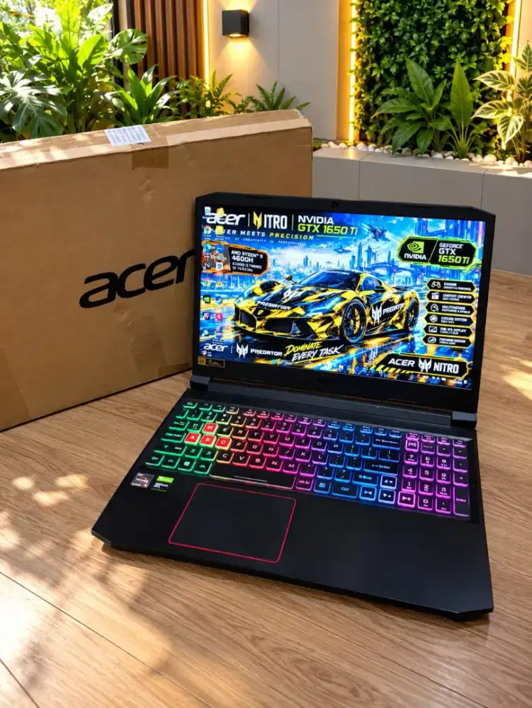 ACER NITRO V-GTX AN515 NVIDIA GTX 1650Ti ryzen 5 masih segel
