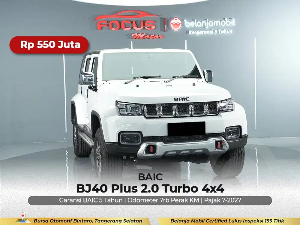 [ GARANSI 5THN 4X4 KM 7RB ] BAIC BJ40 BJ 40 Plus Turbo 2024/2025/2026