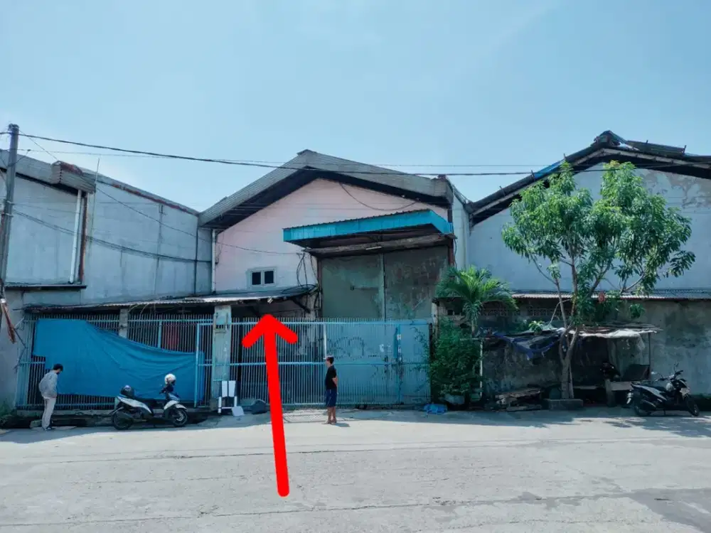 Dijual Gudang Kosambi Permai Dadap Tangerang, Luas 829m2, HGB, Selatan