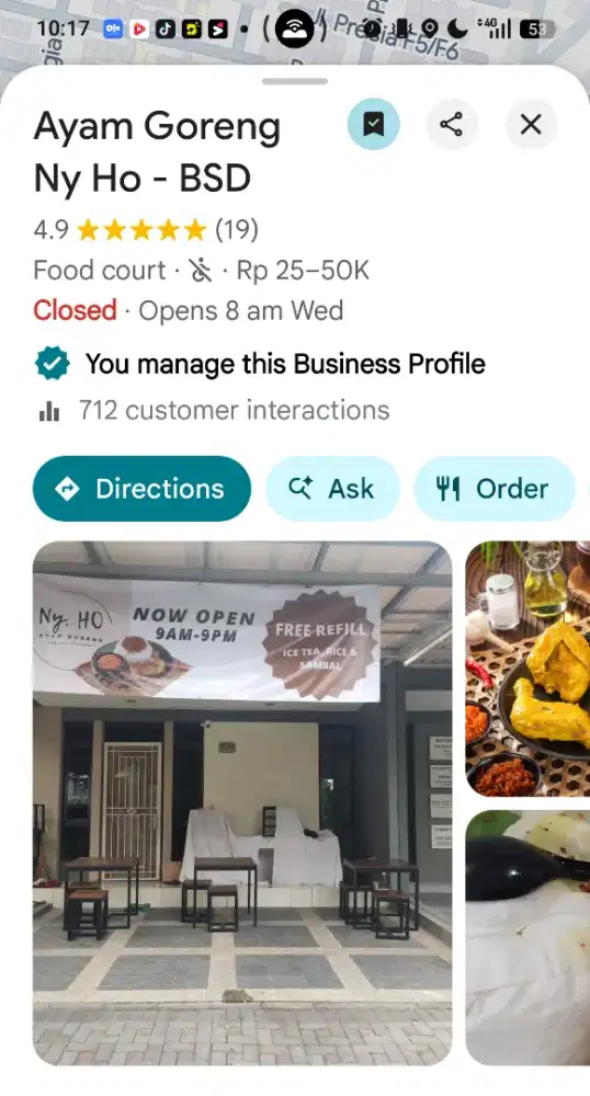 Dibutuhkan asisten juru masak