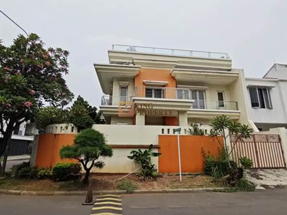 Lux Mewah Jual Rumah 3,5 Lt. Connecting di Puri Kencana Puri Indah Kembangan Akses ke Mall Puri Indah, Bandara Soekarno-Hatta, Pintu Tol & Sekolah