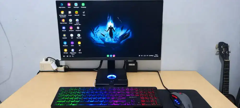 Satu set Samsung DeX siap pakai