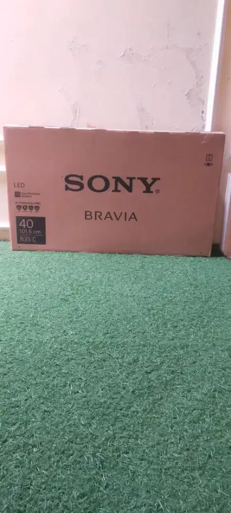 LED TV SONY BRAVIA 40 FULLSET + STB ANDROID FULL APLIKASI