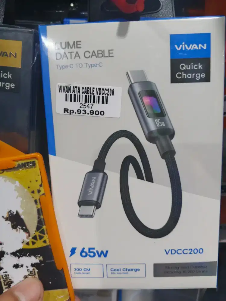KABEL DATA VIVAN C to C 65Watt VDCC200