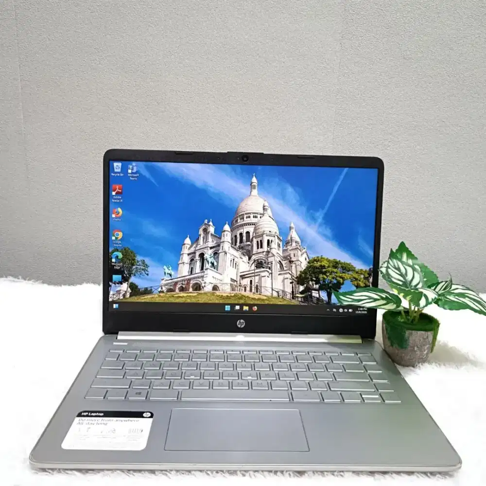 LAPTOP MURAH HP 14 DQ0003DX INTEL N4020 RAM 4GB SD 128GB LAYAR 14.0