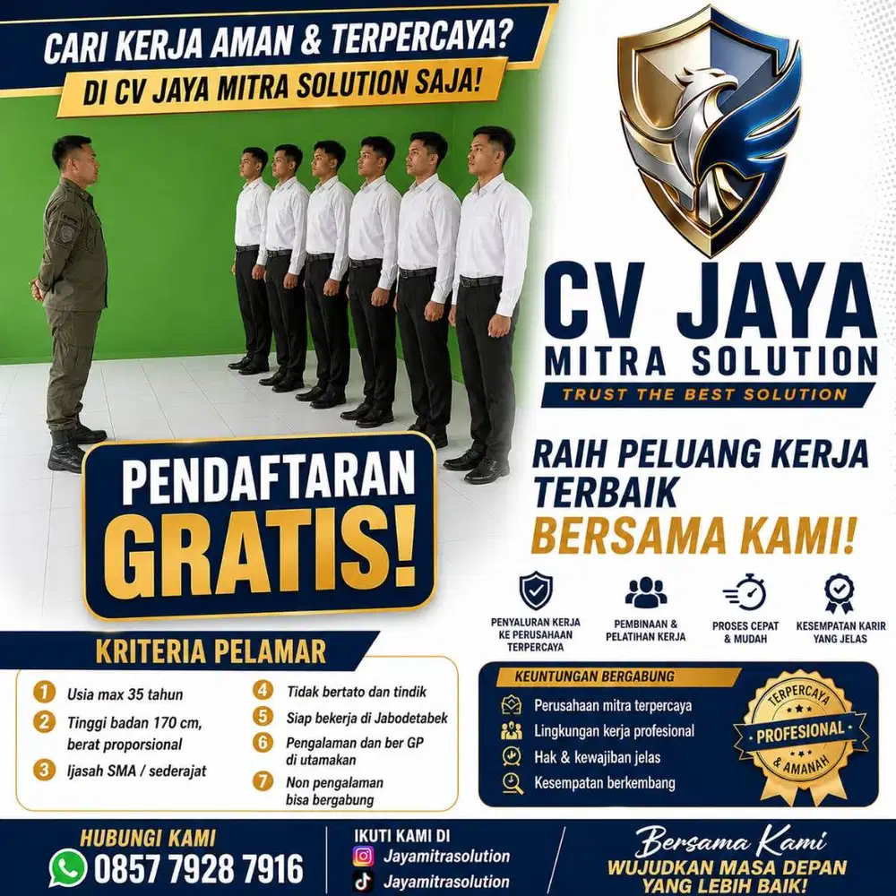yang mau kerja satpam