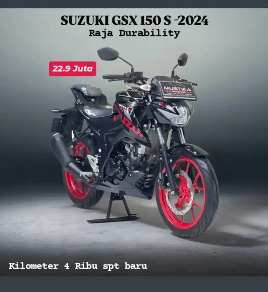 PALING HANDAL DI KELASNYA‼️SUZUKI GSX S 150 PMK 2024 MULUS MIRIP BARU