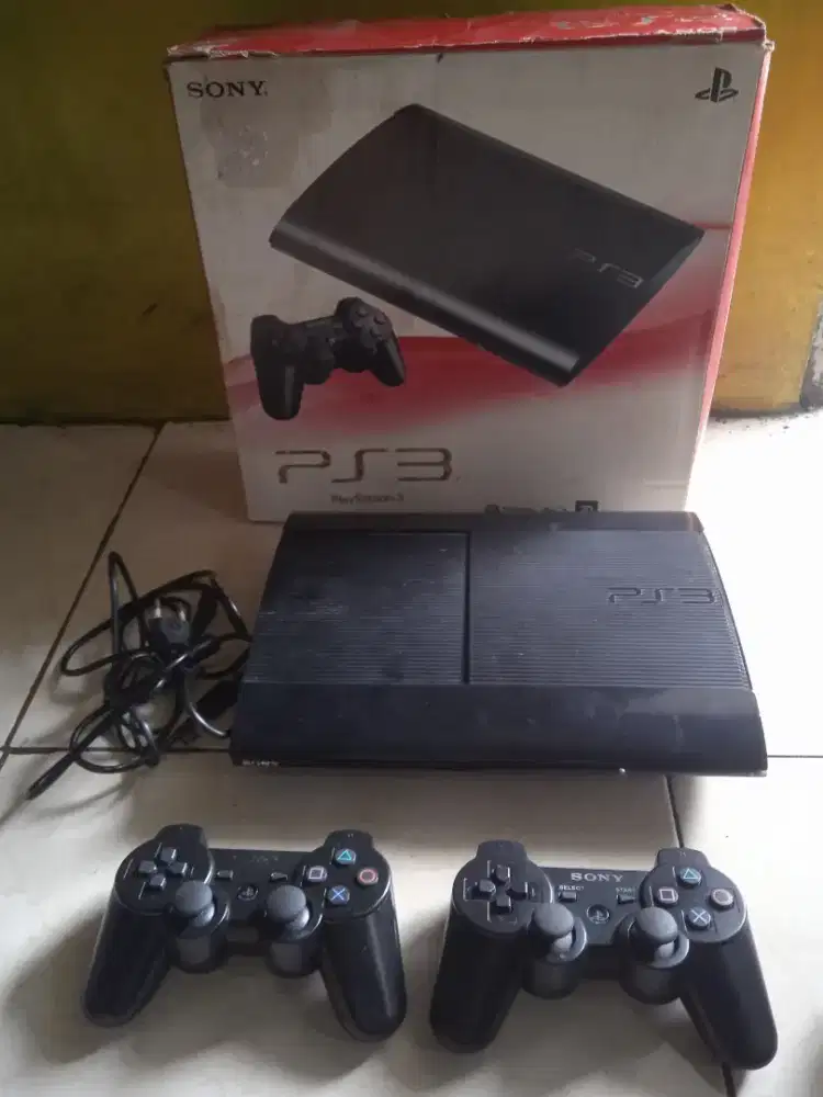 PS3 super slim 500gb normal fullset mulus poris cipondoh