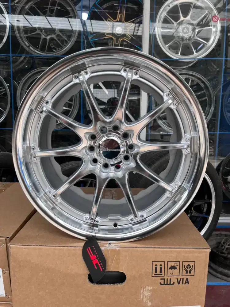 T9 Racing ring 18x8,5 pcd 5x108 ET 38 diamond cut. Jaecoo J5, omoda