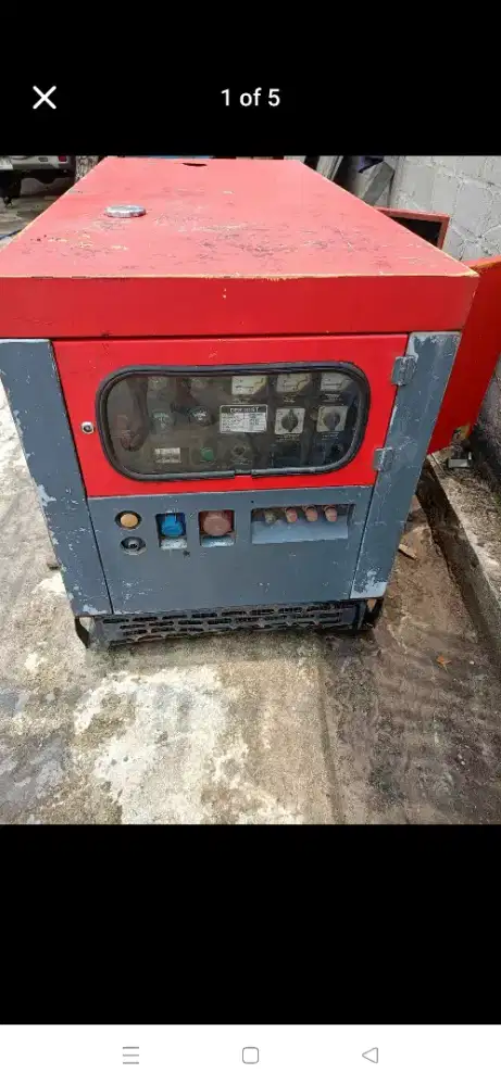 DIJUAL CEPAT GENSET SILENT SOLAR 37,5, KVA 30kw 30rb watt