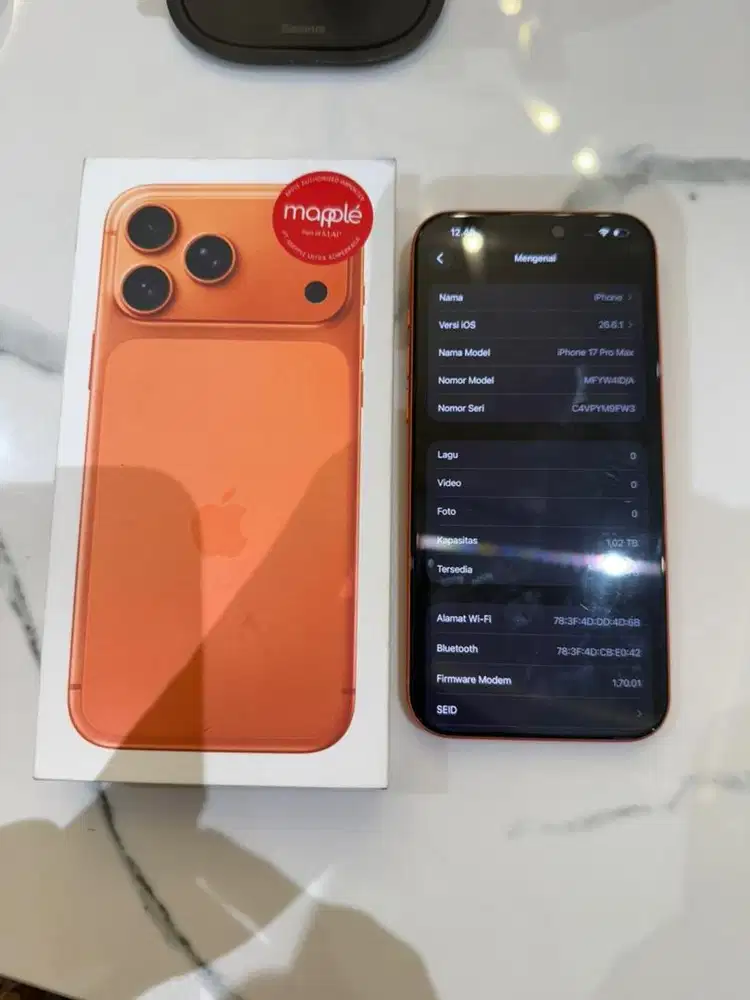 IPHONE 17 PROMAX 1TB ORANGE