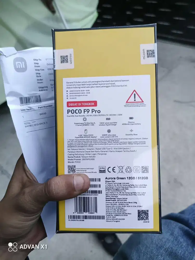 POCO F9 PRO 12/512