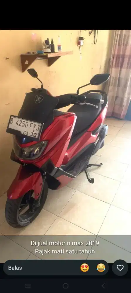 Dijual nmax pajak mati 1 tahun