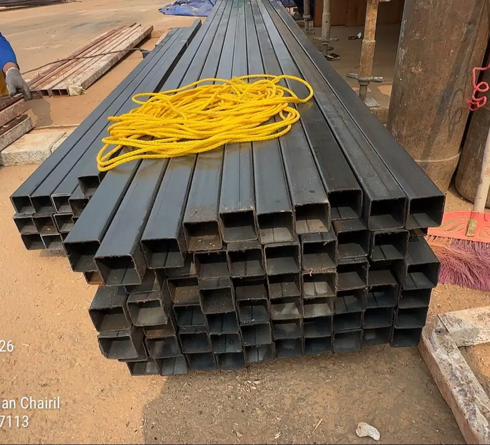 Jual Cepat Borongan Besi Hollow 5x5 1.6mm x 6M Masih Baru
