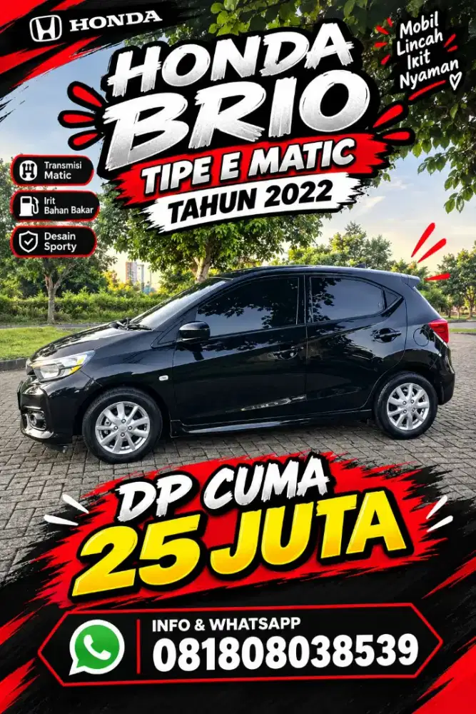 Brio E Matic 2022 Tangan Pertama