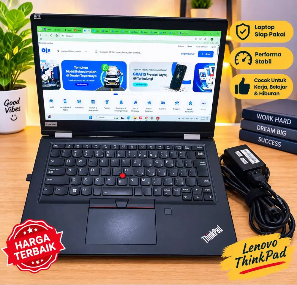 Jual Murah Laptop Lenovo Thinkpad X13 Yoga G1 Intel Core i5 RAM 8 Gb