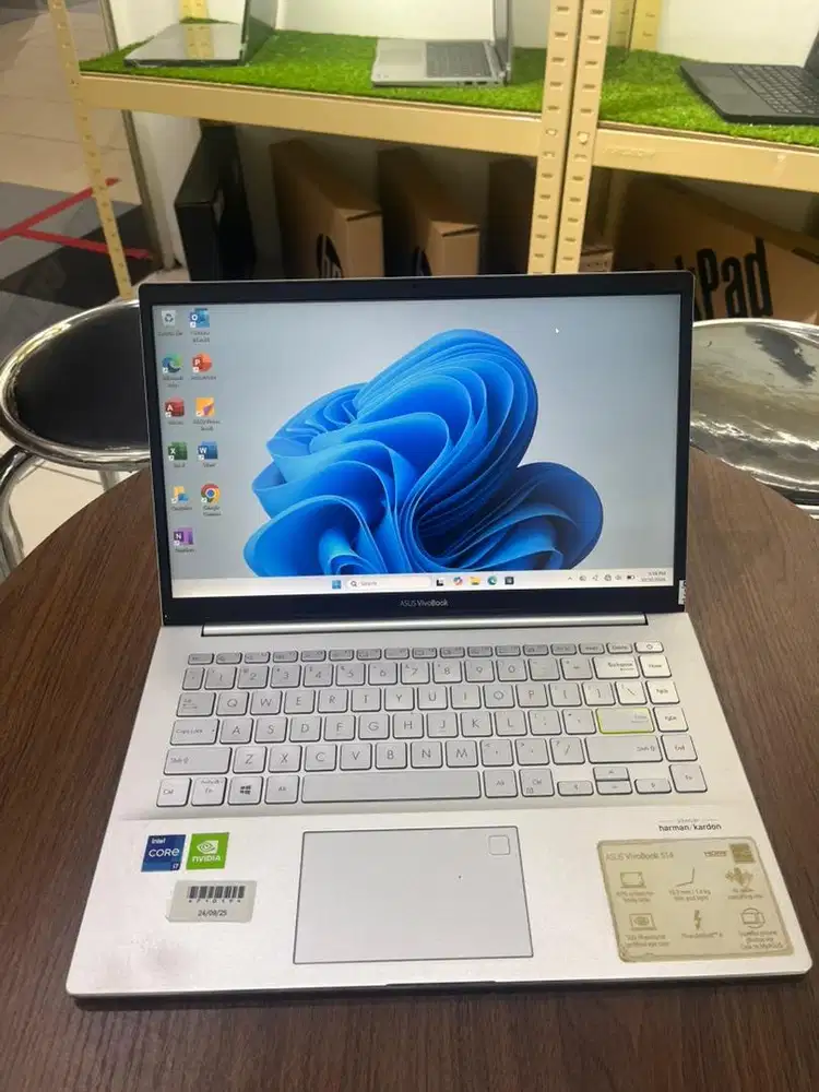 Laptop Asus vivobook S14 Ocre i7 Gen 11 Ram 16GB SSD 512GB  Dual vga