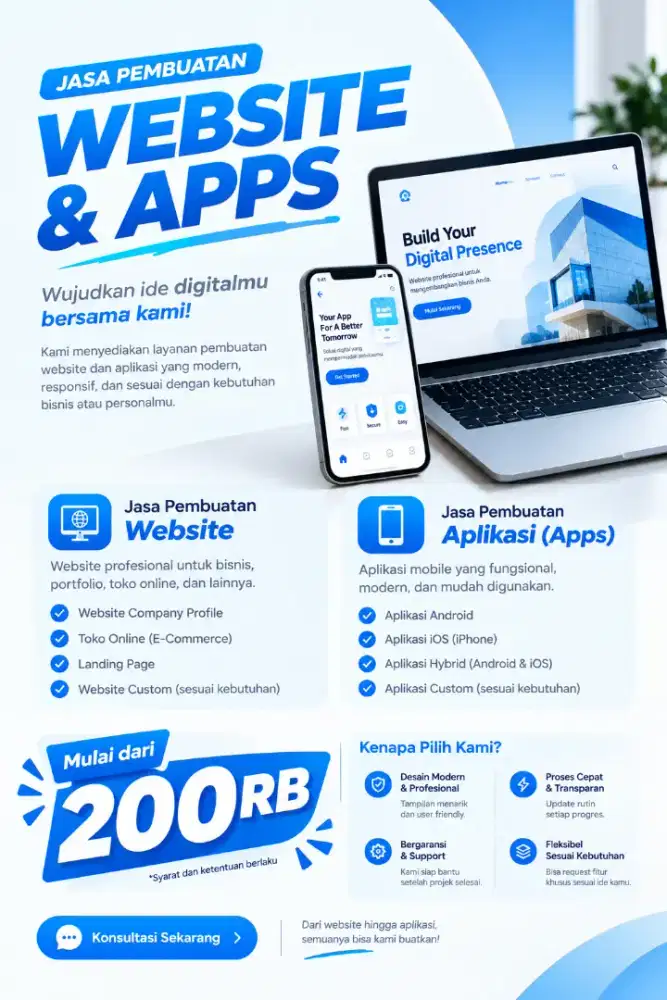 BIKIN WEBSITE CUMA 200RB HARI INI!!