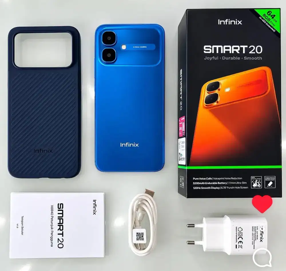 INFINIX SMART 20 8/64GB 'ATLANTIS DAHSYAT'