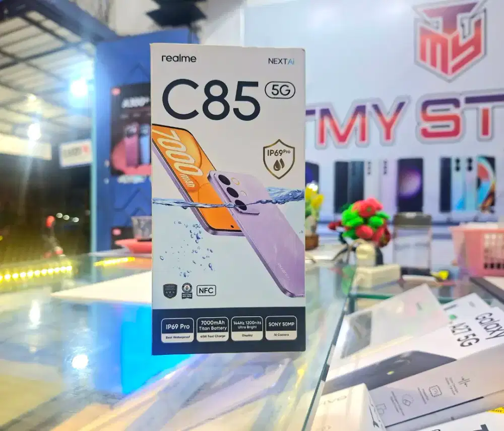REALME C85 5G RAM 24/256GB (BARU) anti air  baterai 7000 cas 45w
