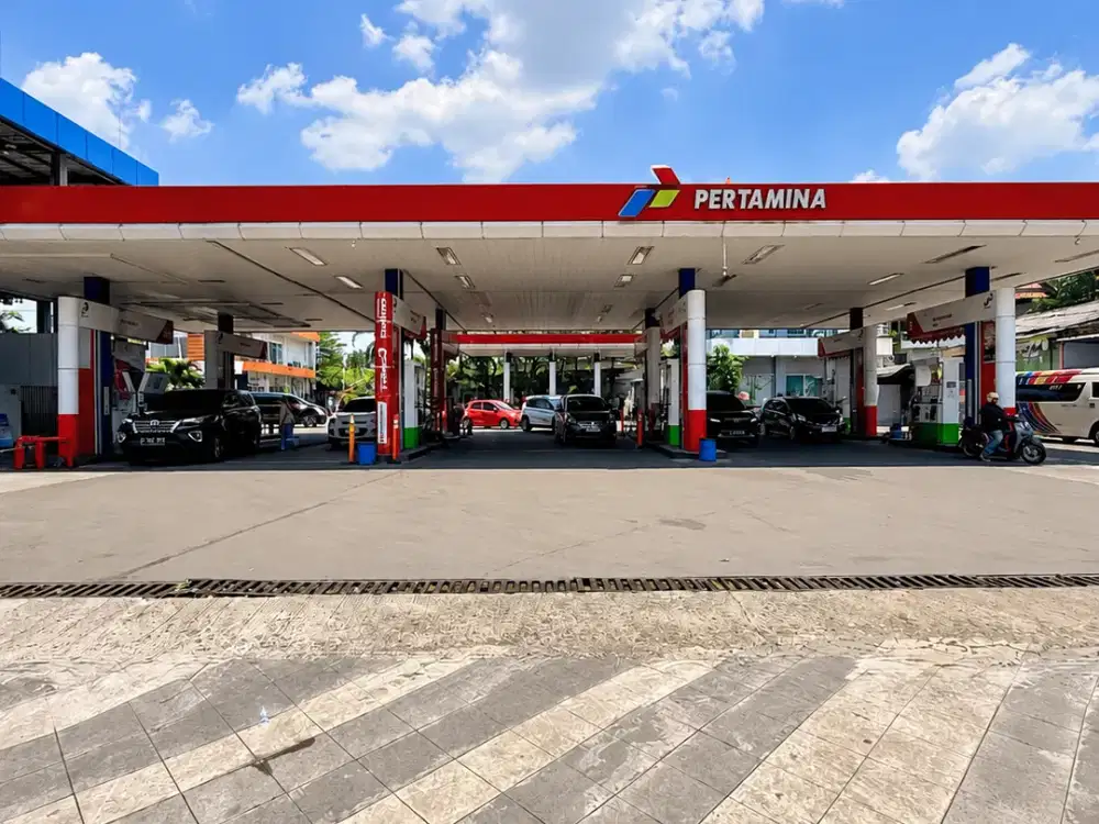 LAHAN KOMERSIL BONUS SPBU AKTIF PINGGIR JALAN RAYA MARGONDA DEPOK