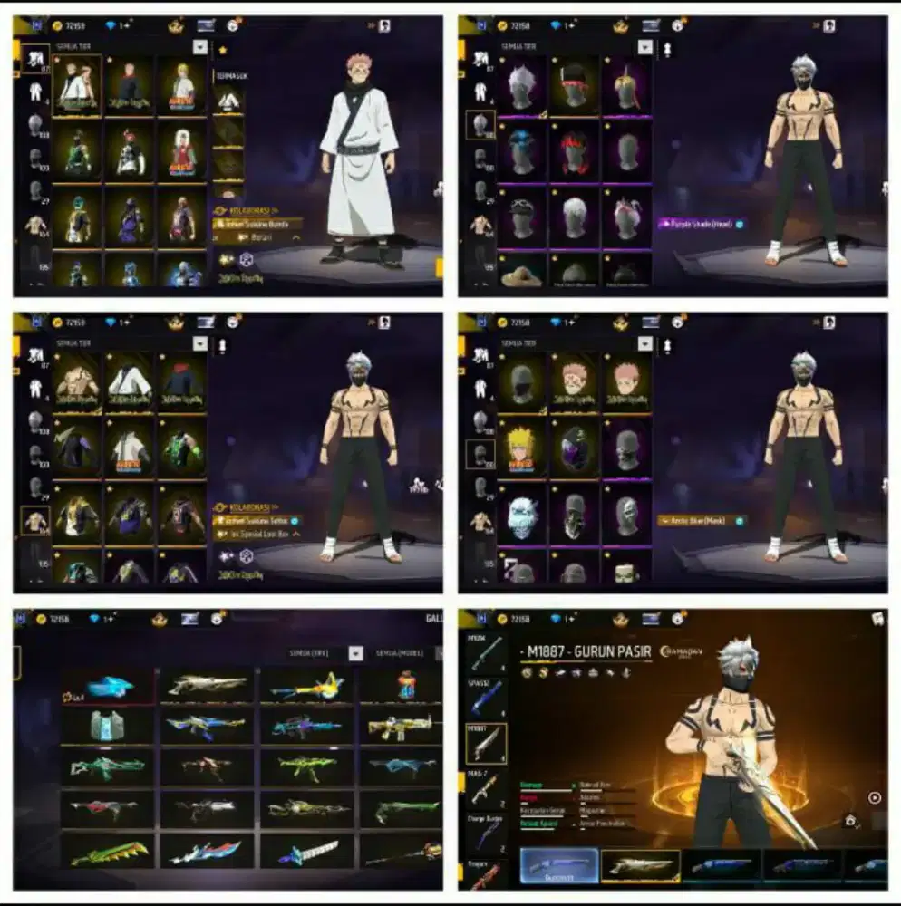 JuaL Akun FF spek sultan gg idaman Aman dan Tepercaya real 100% Asli