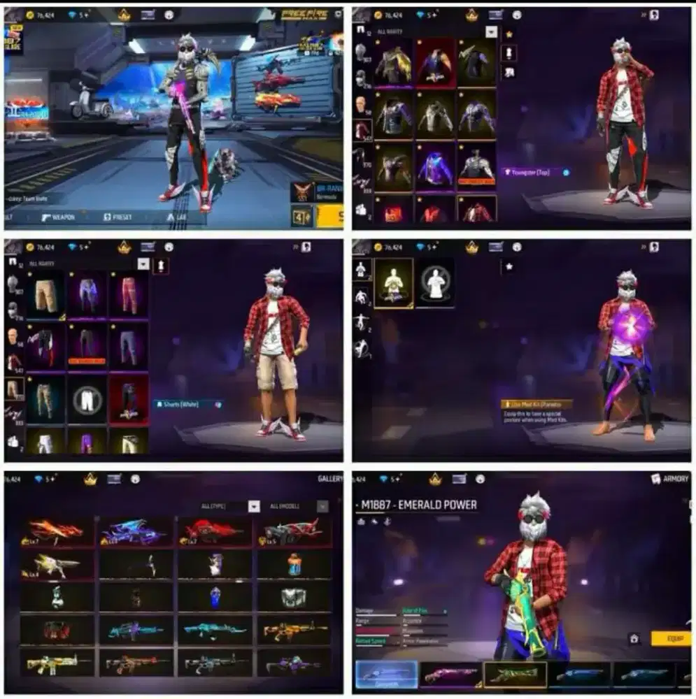 JuaL Akun FF spek sultan gg idaman Aman dan Tepercaya real 100% Asli
