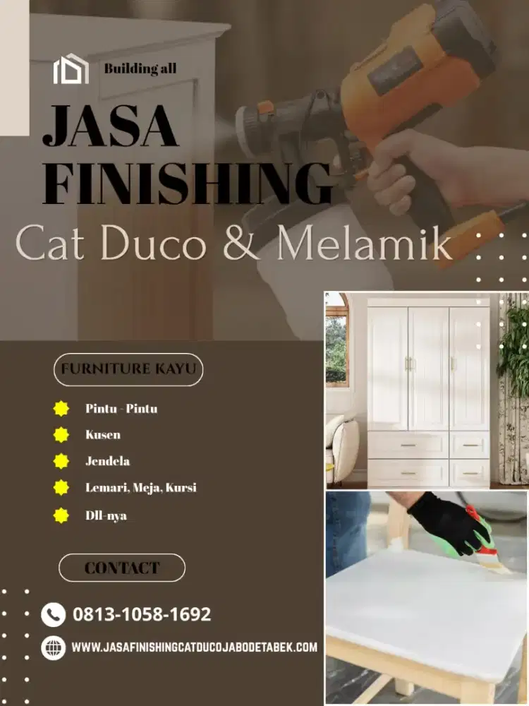Jasa Finishing Cat Duco dan Melamik