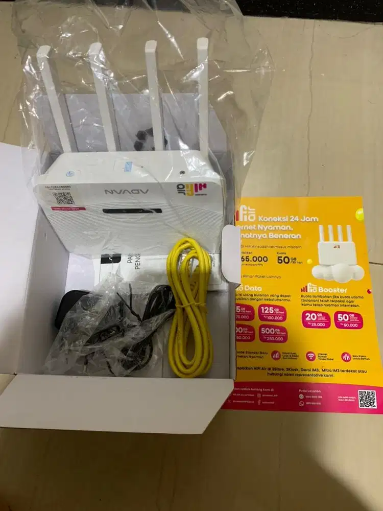 Indosat HiFi Air V1 Pro Wifi Modem 4G LTE 50Gb