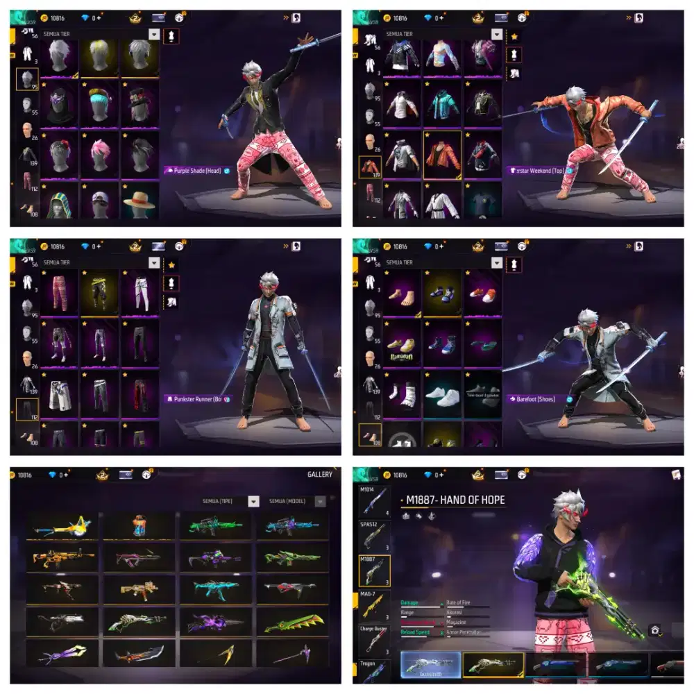 JuaL Akun FF spek sultan gg idaman Aman dan Tepercaya real 100% Asli