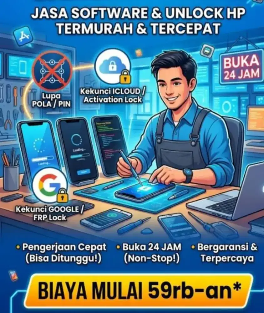 jasa baypass handphone murah