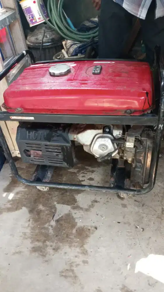 Genset 6500 honda seperti baru