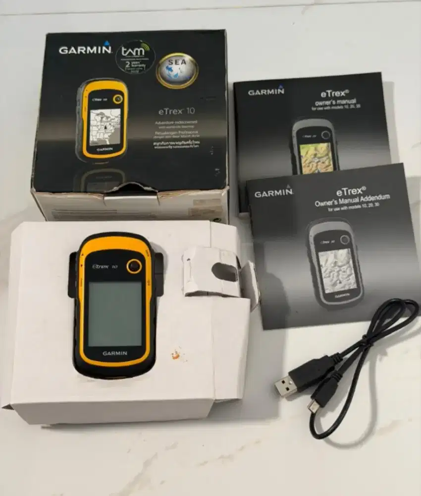 Gps Garmin eTrex 10 Kondisi Second komplit Mulus Original Murah