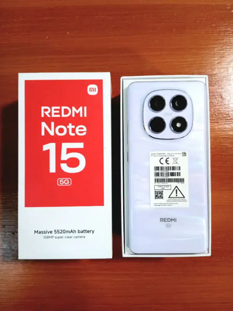 Batre Health 100! Redmi Note 15 5G Ram 8/256 Mulus Seperti Baru