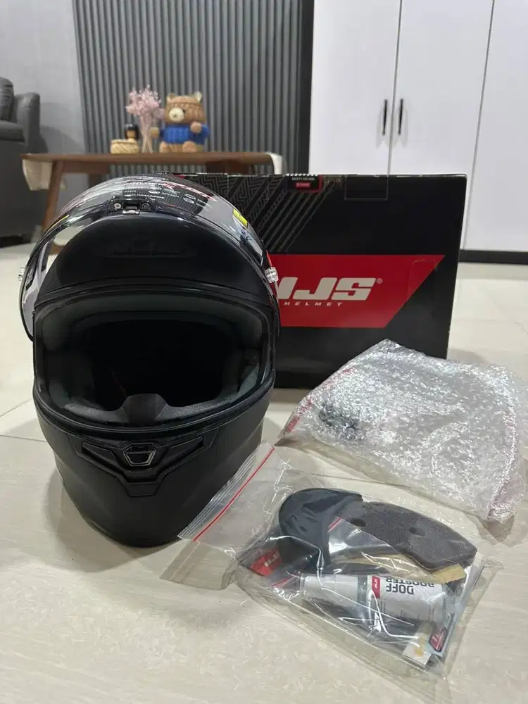 [TDK PERNAH DIPAKAI] NJS ZX-1R GT Solid - Full Face (B. BLACK DOFF)