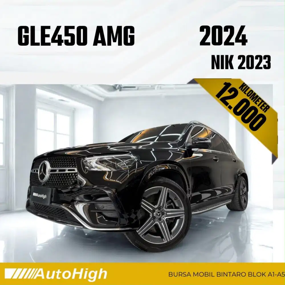 DP10% [Km12.000] GLE450 AMG 2023 Black / GLE 450 Reg 2024 #AUTOHIGH