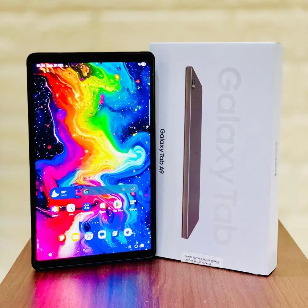 TABLET SAMSUNG GALAXY TAB A9 RESMI SEIN RAM 8/64 4+4 LIKE NEW FULLSET