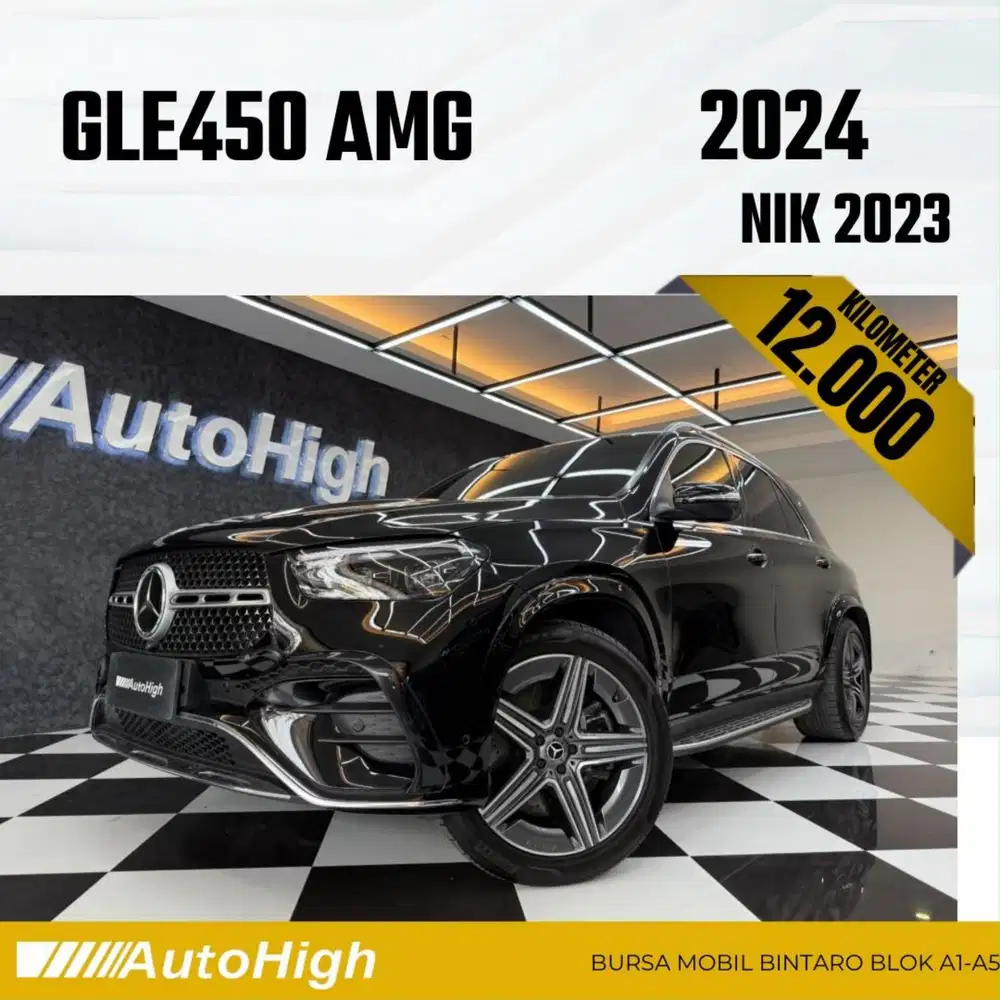 DP10% [Km12.000] GLE450 AMG 2023 Black / GLE 450 Reg 2025 #AUTOHIGH