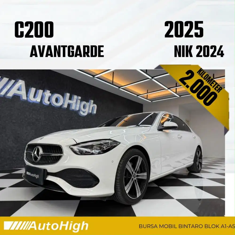 DP10% [Km2.000] C200 Avantgarde 2024 White Reg 2023 #AUTOHIGH
